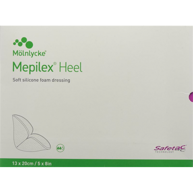 MEPILEX Пена для пяток Verb 13x20см Силикон (n)