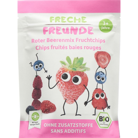 FRECHE FREUNDE Fruchtchips roter Beerenmix