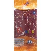 Маска медицинская одноразовая TImask типа IIR KIDS бордовая 10 шт.