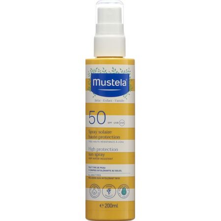 MUSTELA Sonnenschutz Sonnenspray LSF50