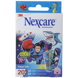 Детский пластырь 3M NEXCARE Happy Kids Cool