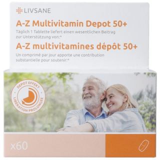 Livsane AZ Мультивитамины Депо 50+ таблеток 60 шт