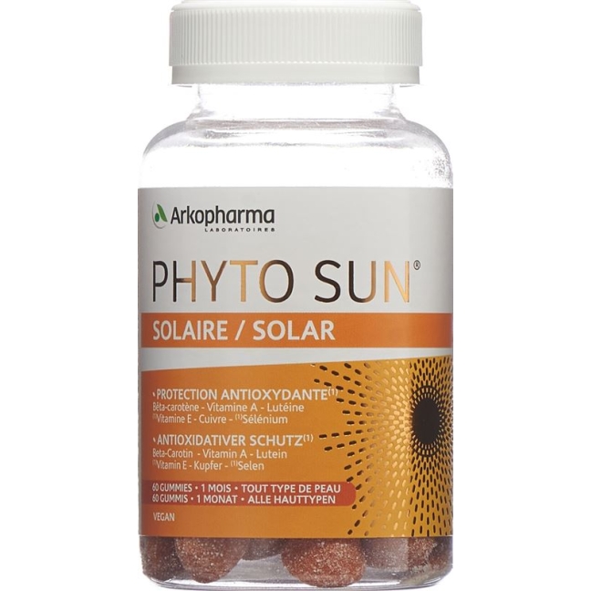 Фруктовые жевательные резинки PHYTO SUN