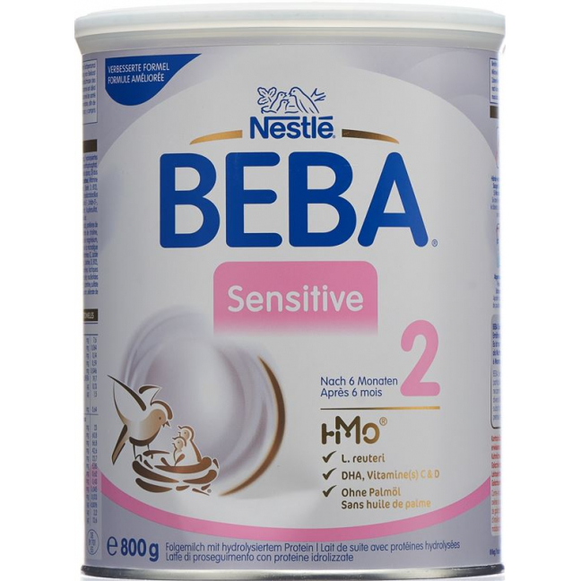 Beba Sensitive 2 через 6 месяцев Ds 800 г