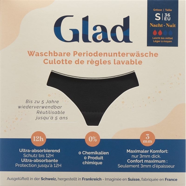 Нижнее белье для периодической стирки Glad Night S Light