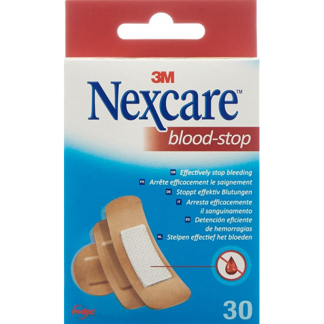 Пластыри 3M Nexcare Blood-Stop, 3 размера, смешанные, 30 шт.