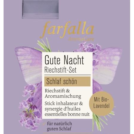 FARFALLA Riechstift Set Gute Nacht schlaf schön