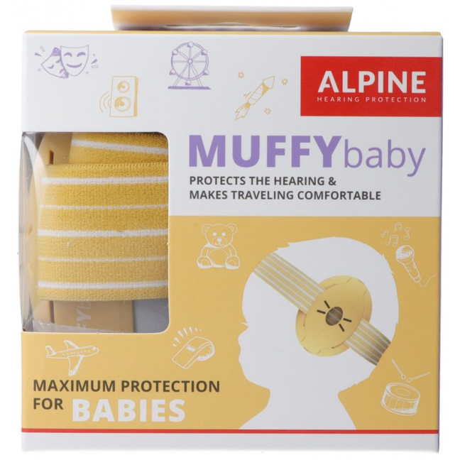 Детские наушники ALPINE MUFFY желтые