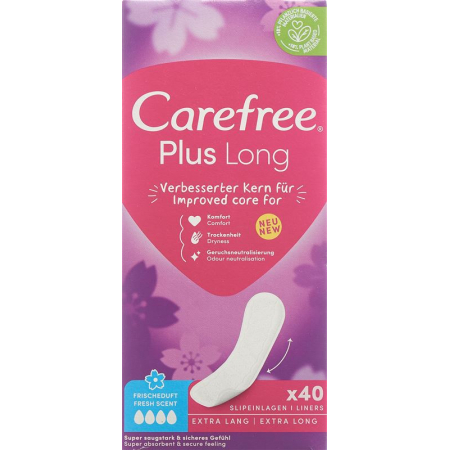 Carefree Plus Длинный свежий аромат 40 шт.