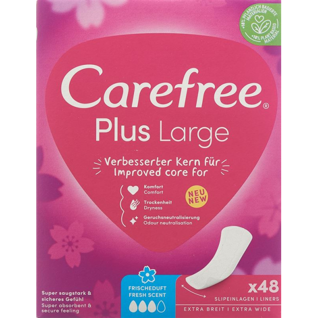 CAREFREE Plus Large Fresh