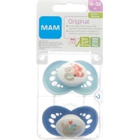 МАМ Original Nuggi силиконовый 16-36м мальчик МАМ Original Nuggi силиконовый 16-36м мальчик