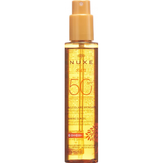 NUXE SUN Huile Bronz Vis&Corps Spf50