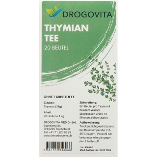 DROGOVITA Thymian Tee