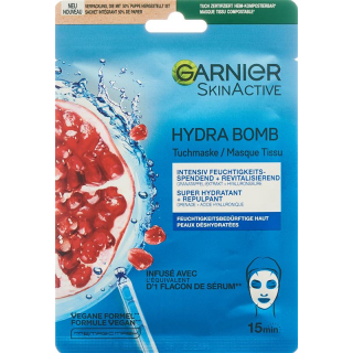 GARNIER Hydra Bomb Tuchmaske Granatapfel