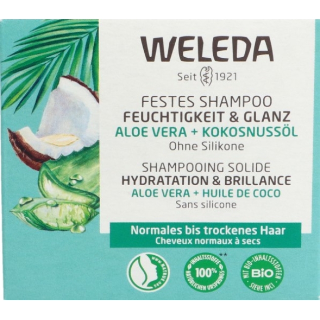 WELEDA Festes Shampoo Feuchtigkeit & Glanz