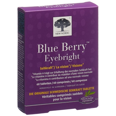 NEW NORDIC Blue Berry Eyebright Tabl