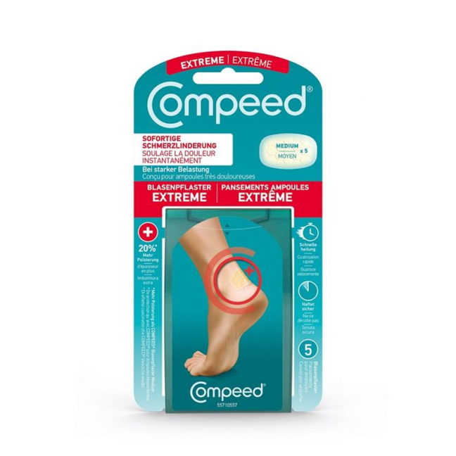 Compeed Extreme блистерные пластыри для пяток 10 шт.