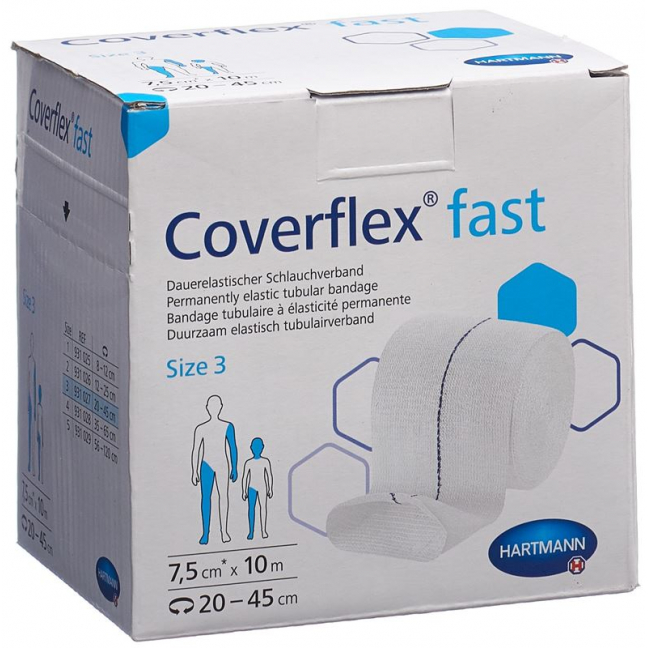 COVERFLEX fast Gr3 10mx7.5cm blau