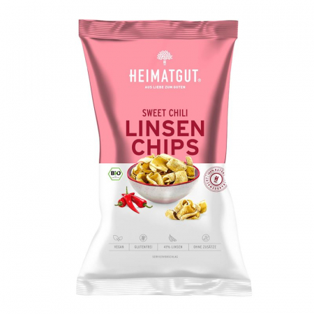 HEIMATGUT Linsen Chips Sweet Chili Bio