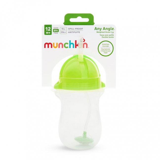 MUNCHKIN Trinkhalm Tip&Sip 266ml 6M+ Click-Lock