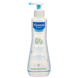 Чистящая жидкость MUSTELA без смывания и снятия кожицы.