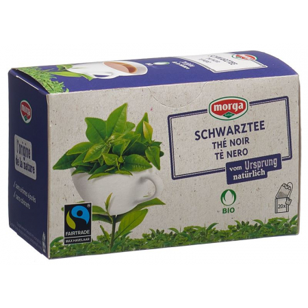 MORGA Schwarztee m/H Bio Fairtrade Knospe