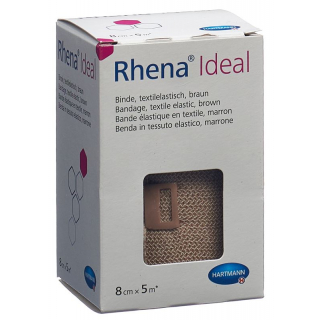 RHENA Ideal Elastische Binde 8cmx5m hautf