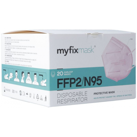 MYFIXMASK FFP2-Maske N95 rosa