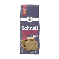 BAUCKHOF Schnellbrot 5-Korn glutenfrei BAUCKHOF Schnellbrot 5-Korn glutenfrei