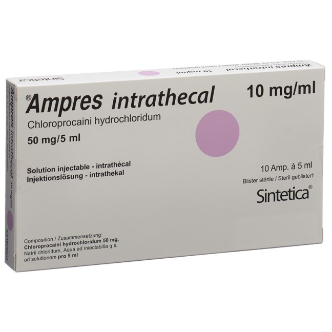 AMPRES intrathecal 50 mg/5ml ster Bli