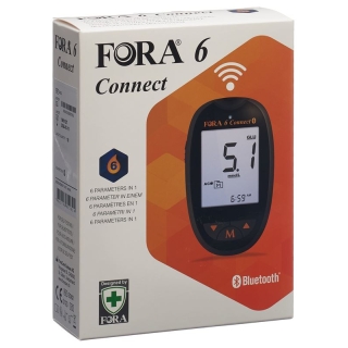 FORA 6 Connect Blutzuckermessgerät mmol/L