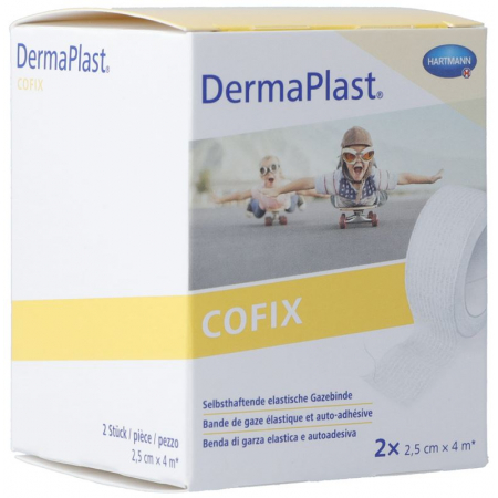 DermaPlast CoFix 2,5смx4м белый 2 шт.