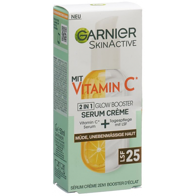 GARNIER Serum Creme 2in1 Booster Glow Vit C