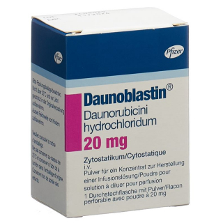 DAUNOBLASTIN Trockensub 20 mg