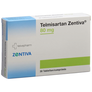 TELMISARTAN Zentiva Tabl 80 mg