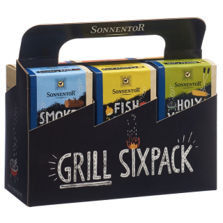 SONNENTOR Grillgewürz Sixpack à 6 Beutel BIO