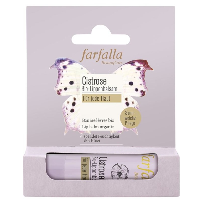 FARFALLA Bio-Lippenbalsam Cistrose