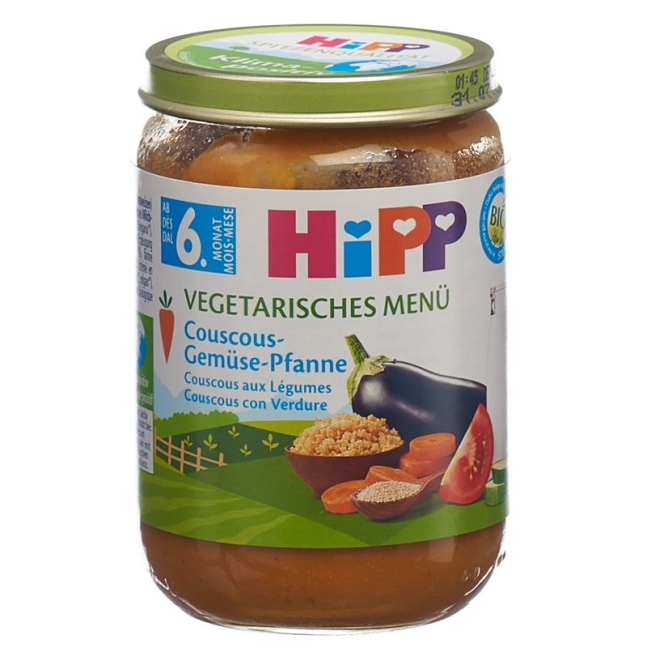 HIPP Bio Couscous Gemüse Pfanne (neu)