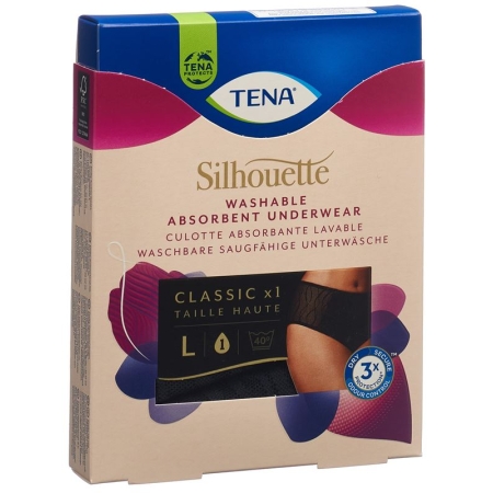 Моющееся нижнее белье TENA Silhouette Classic L, черное