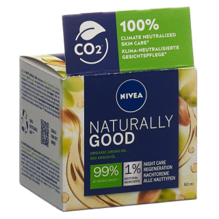 NIVEA Naturally Good Nachtcreme Bio Argan Öl