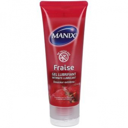 MANIX Gleitmittel Gel fraise