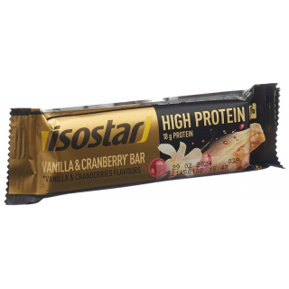 ISOSTAR High Protein Riegel Vanilla & Cranber