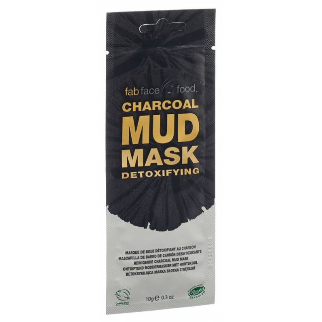 FABFACEFOOD Charcoal Mud Mask