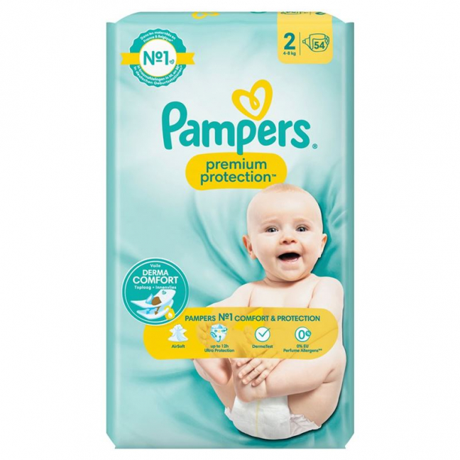 PAMPERS Prem Prot NB Gr2 4-8kg Mini Sparp