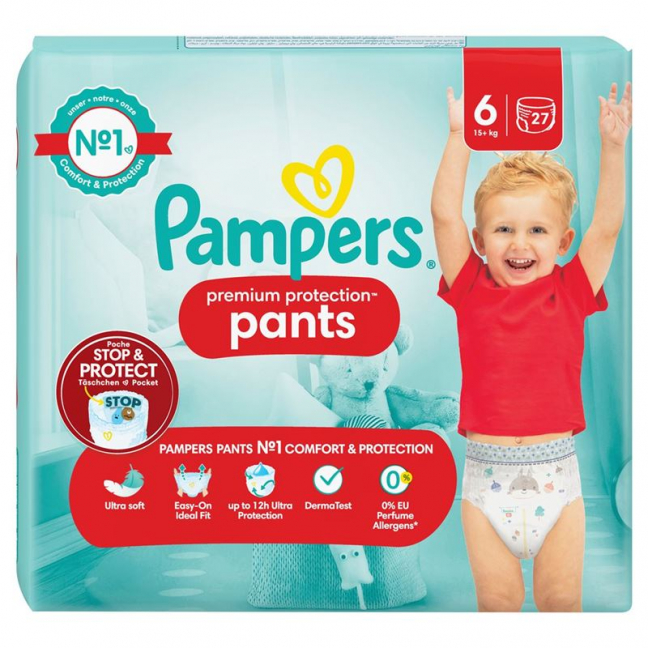 PAMPERS Prem Prot Pa Gr6 15+kg Ex La Sparp