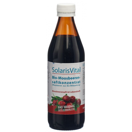 SOLARISVITAL Moosbeerensaft Bio