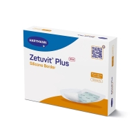 ZETUVIT Plus Silicone Border 16x26cm