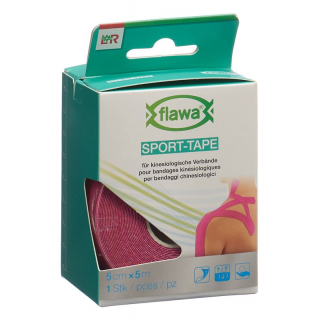 FLAWA Sport-Tape 5cmx5m pink