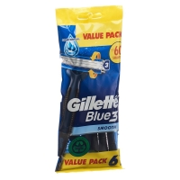 Бритвы Gillette Blue 3 гладкие одноразовые 6 шт.