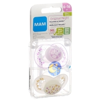 MAM Night Nuggi Silikon 6-16m Girl MAM Night Nuggi Silikon 6-16m Girl